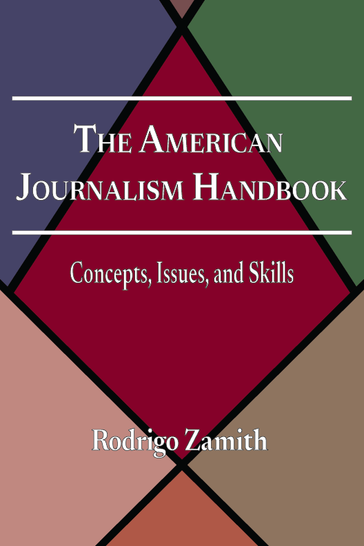Book cover for The American Journalism Handbook